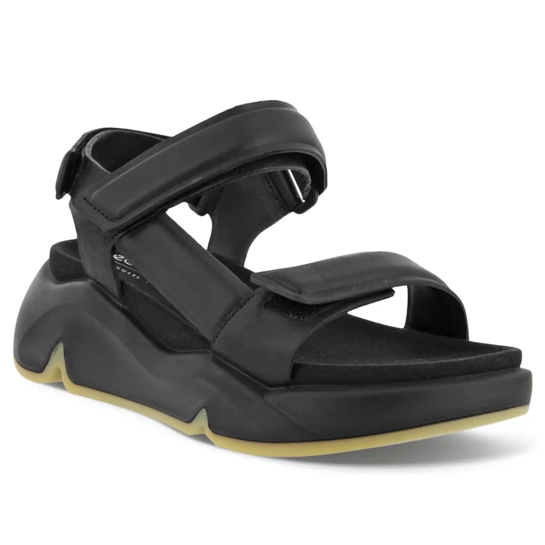 Fashion ECCO Chunky Sandal Black Sort