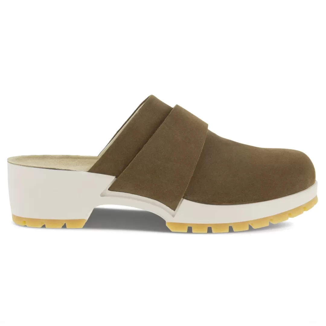 Cheap ECCO Comfort Clog Camel Brun