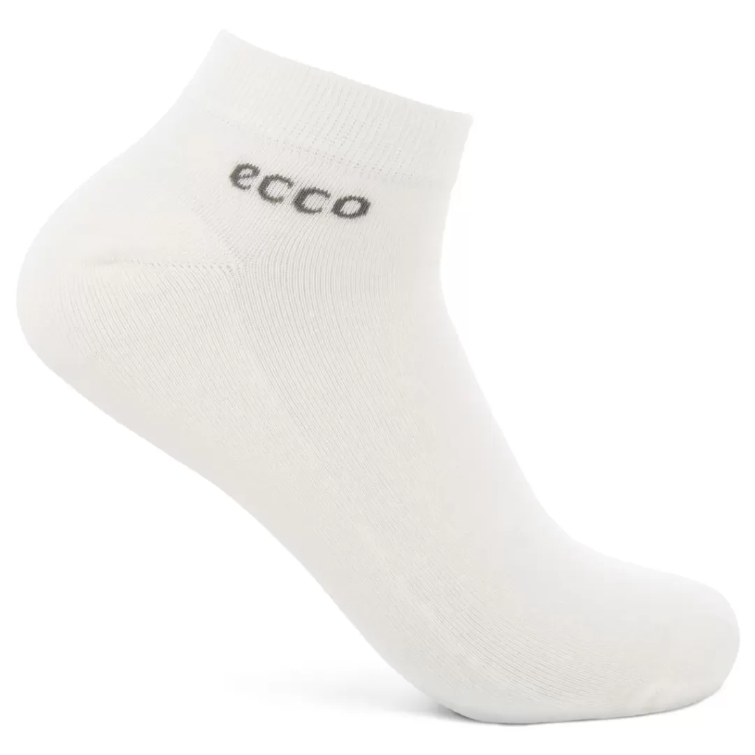 Discount ECCO Longlife Low Cut 2-Pack Hvid