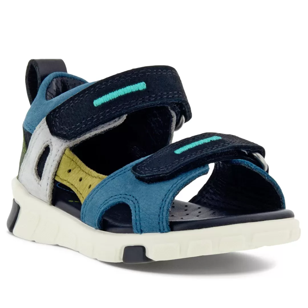 Hot ECCO Mini Stride Sandal Bla / Gra