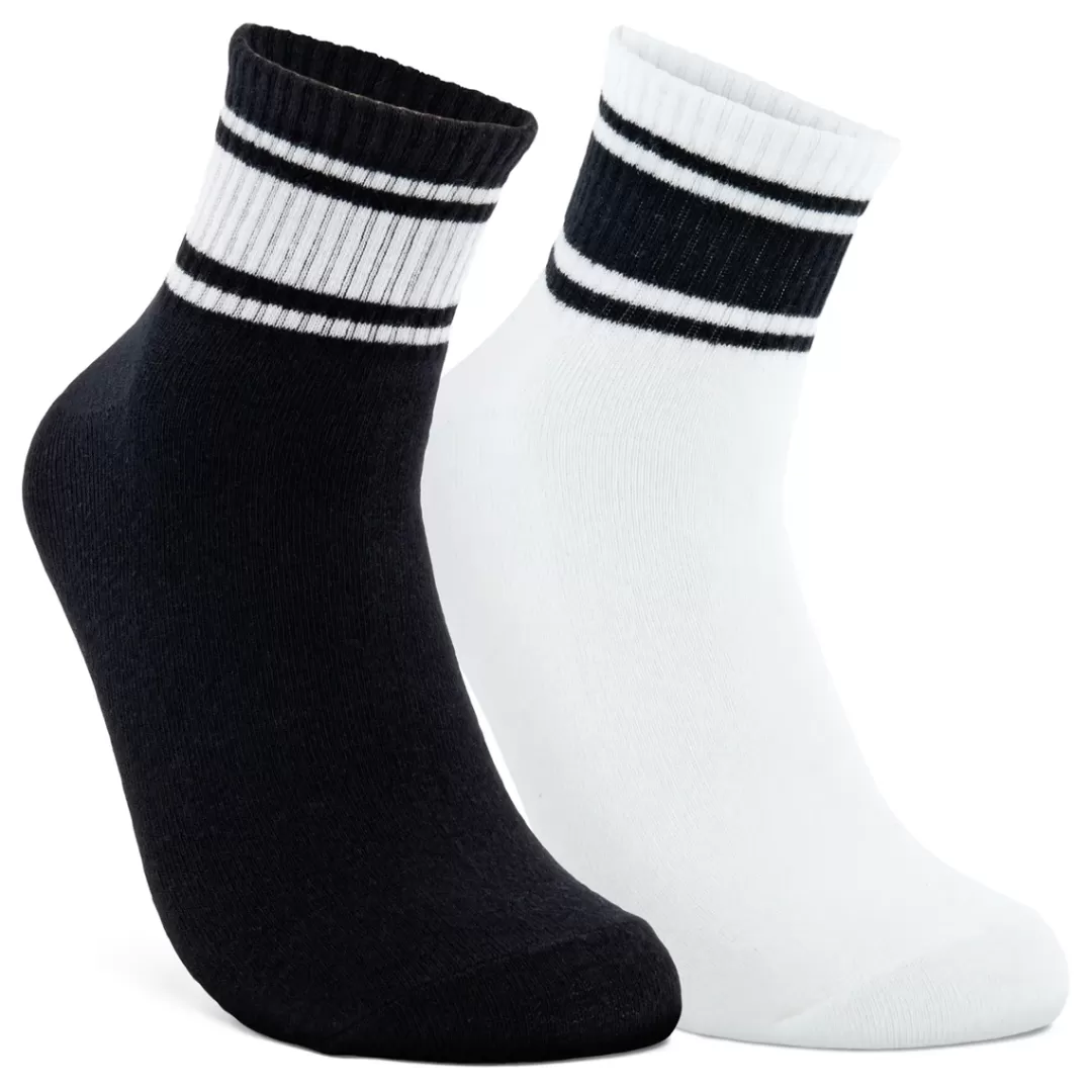 Clearance ECCO Retro Sport Low Cut 2-Pack Hvid