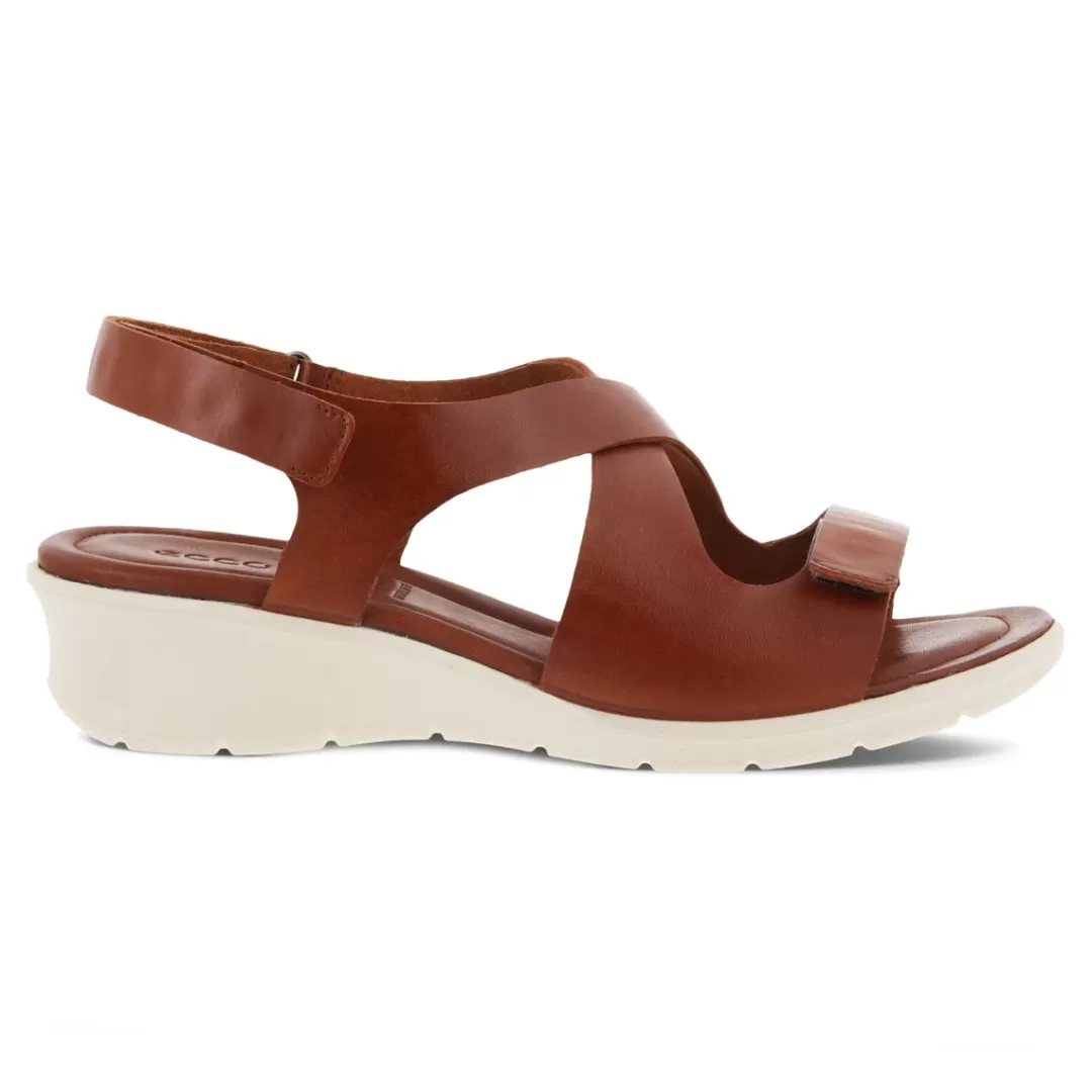 Fashion ECCO Felicia Sandal Cognac Palermo V3 Brun