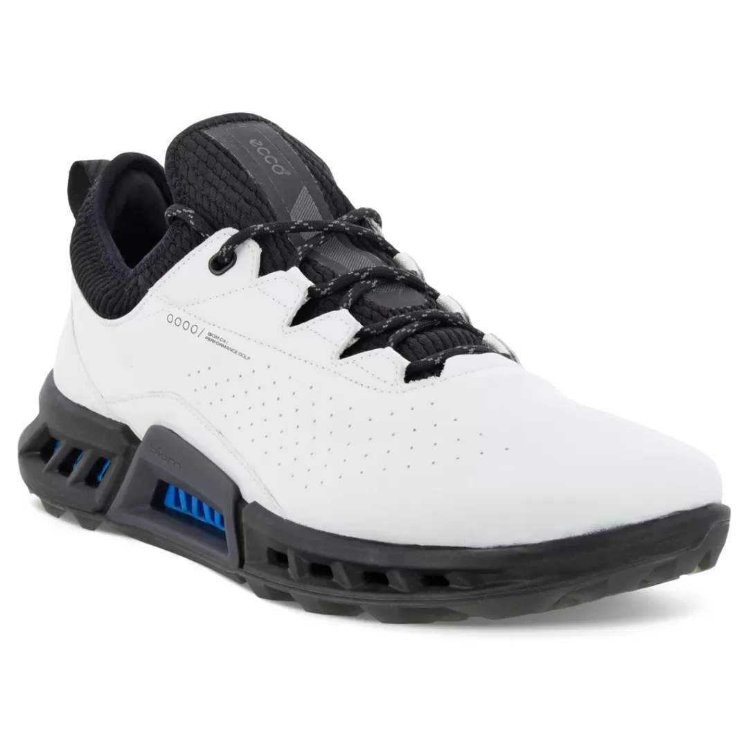 Cheap ECCO M Golf Biom C4 White Black Ust Dritton Hvid