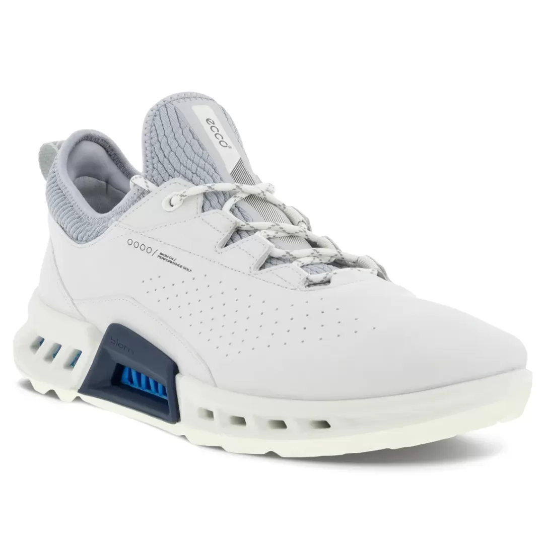 Discount ECCO M Golf Biom C4 White Concrete Dritton Hvid