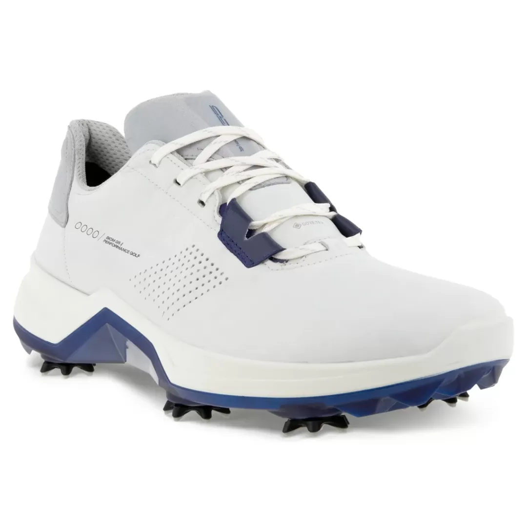 Store ECCO M Golf Biom G5 White Blue Depths Hvid