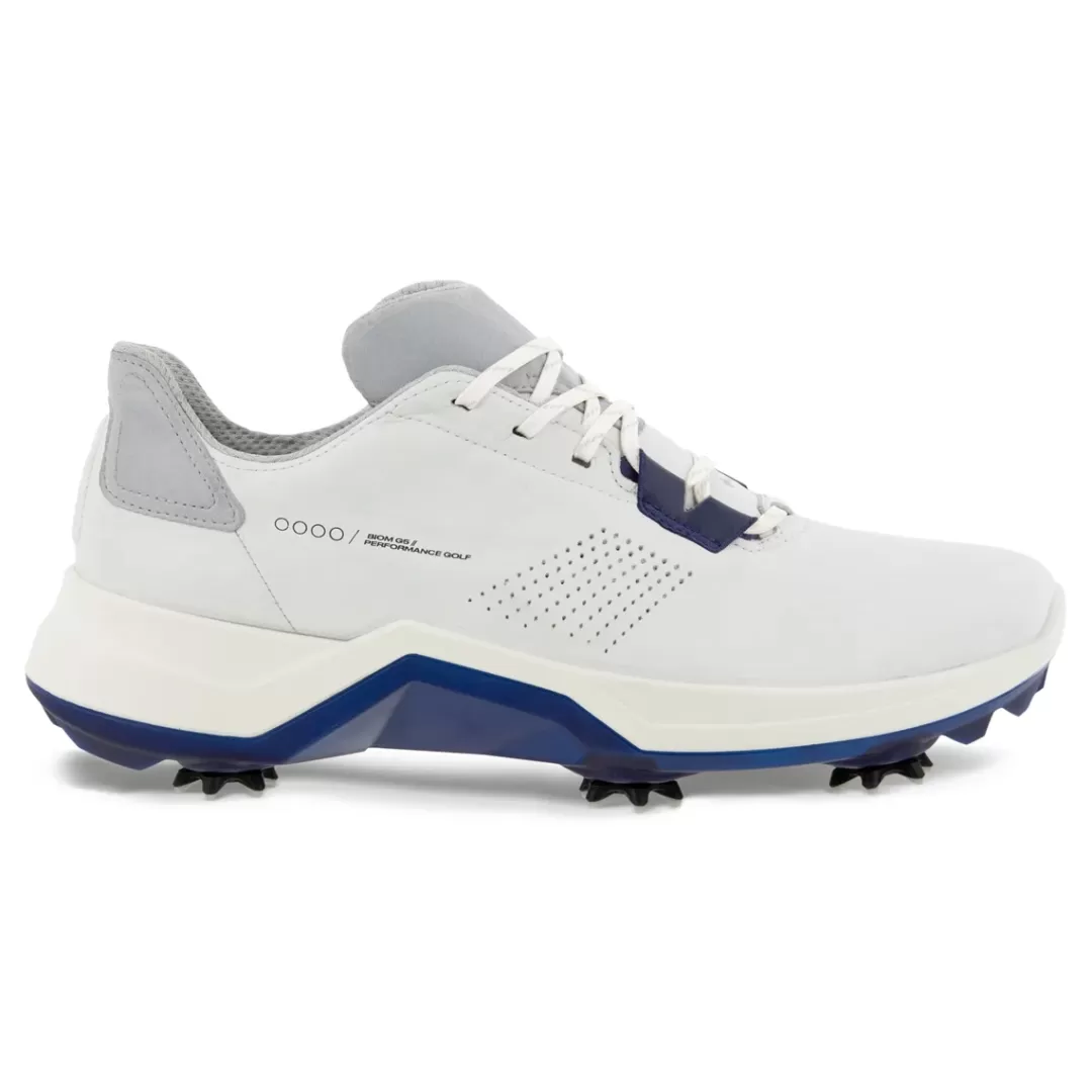 Store ECCO M Golf Biom G5 White Blue Depths Hvid