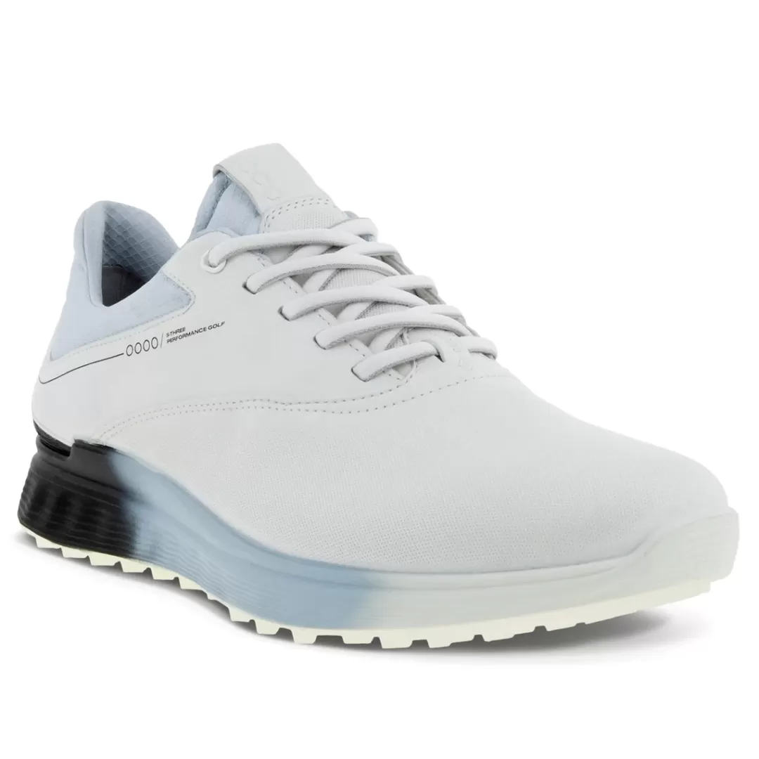 Fashion ECCO M Golf S-Three White Black Air Hvid