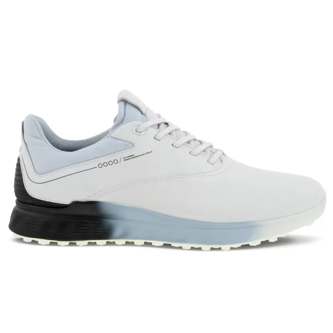 Fashion ECCO M Golf S-Three White Black Air Hvid