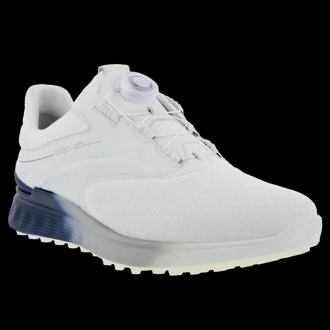 Flash Sale ECCO M Golf S-Three White Blue Dept Bright Wh Hvid