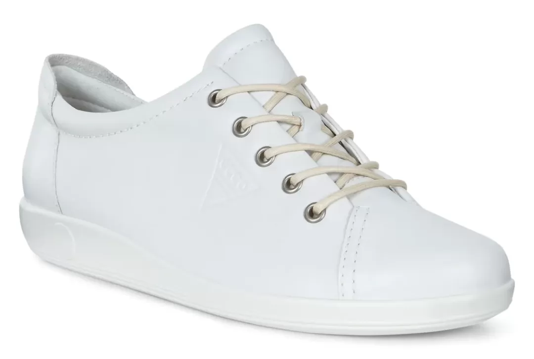 Discount ECCO Soft 2.0 White Feather Hvid