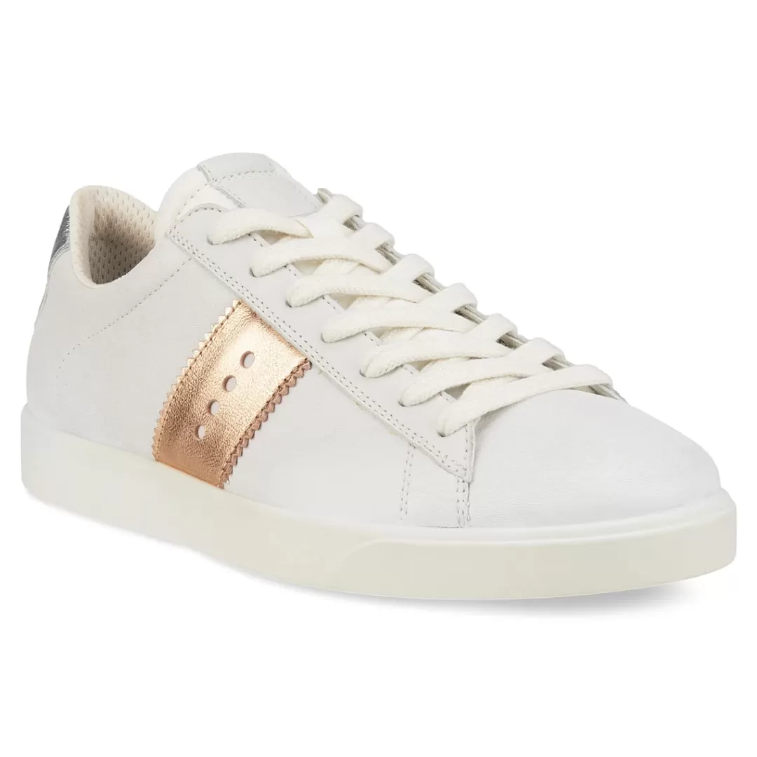 Shop ECCO Street Lite W White Ham Bronze Pure Silv Hvid